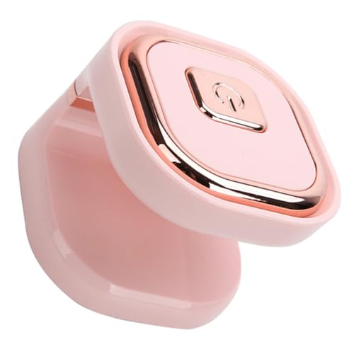 Uonlytech Mini Lámpara de Secado de Uñas Portátil Luz LED, Diseño Compacto de Plástico Rosa Adecuado para Gel y Viajes en Casa