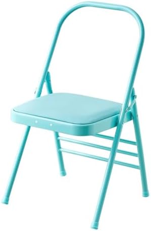 Foldable Backless Yoga Chair for Adults - 300kg Capacity, Lumbar Support, Ideal for Yoga, Pilates, and Back Pain Relief, Lightweight and Portable Yoga Auxiliary Chair.