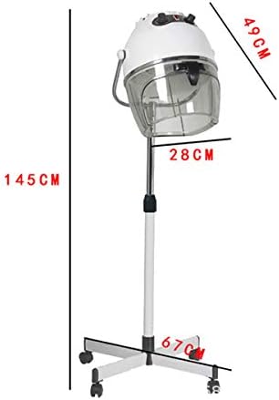 Amazon Com Ylttz Stand Hair Dryer Perm Heating Machine Salon Hair Dryer Hood Time And Temperature Control Knobs 180 Degree Rotation Adjustable Height 80 140cm For Home Salon Device Beauty Personal Care