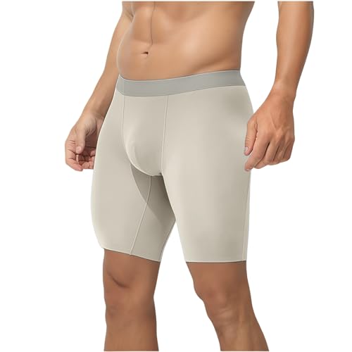 Ropa interior deportiva para hombre beige M ideal para entrenar cómodo y fresco a diario