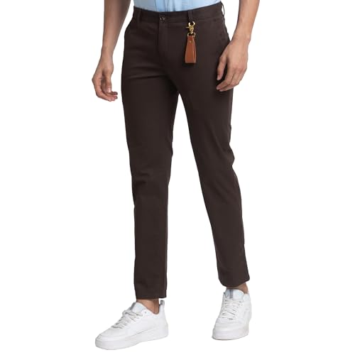 Image of Raymond Slim Fit Dark Blue Trouser for Men