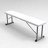 New Home Era 3ft Plastic Folding Bench for Kids, Pack of 2