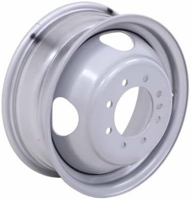 Dual Steel Trailer Wheel with Valve Stem- 16"x6" 8 on 6.5 4.88" CB Updated SKU : WS-16060865-SD-14777-488BX