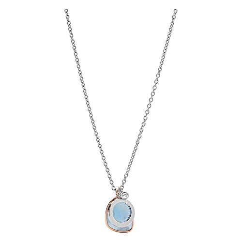 Preisvergleich Produktbild Fossil Damen-Ketten mit Anhänger & Anhänger Edelstahl Glas JF03076998