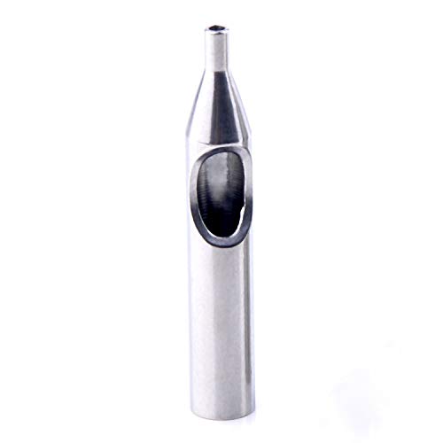 10PCS del tatuaje del acero inoxidable Boquillas de boquilla/tubo R, tatuaje reutilizable tubos Combo, para la máquina de tatuaje (11R)