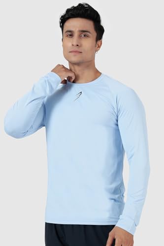 Image of FUAARK Men's Full Sleeves Gym Slim Fit T-Shirt
