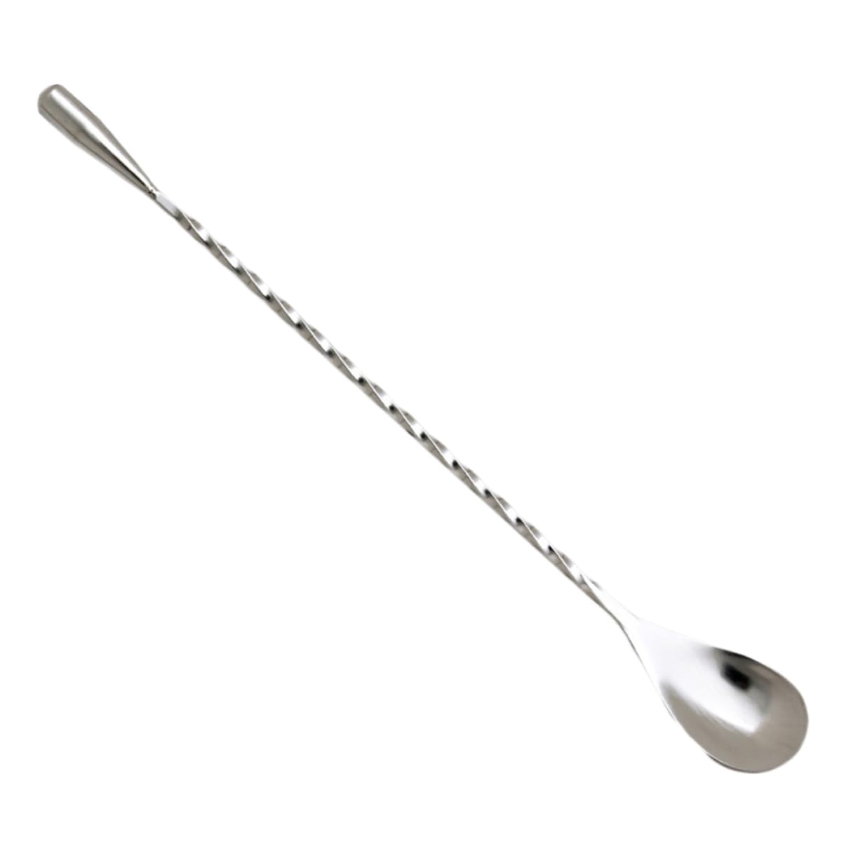 Amosfun 9 Stk Cocktaillöffel Tiki Rührstäbchen Kaffeerührlöffel Spiralstab -Rührstäbchen Rührlöffel mit langem Griff bar stool bartwuchsmittel Edelstahllöffel Kaffeelöffel Silver