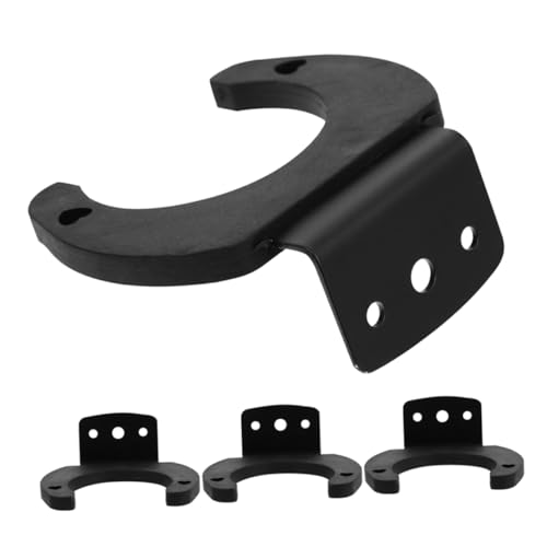 MUELODSIC 4pcs Wall Mount Microphone Holder Angle Mic Bracket for Home Office Space Saving Design Durable Wall Rack for Various Microphone Models Easy Installation