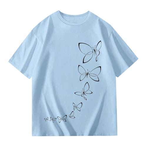 Toddler Girls Summer T-Shirt Soft Solid Color Tee, Loose Fit Short Sleeve Round Neck Casual Top | Trendy Kids Blouse3