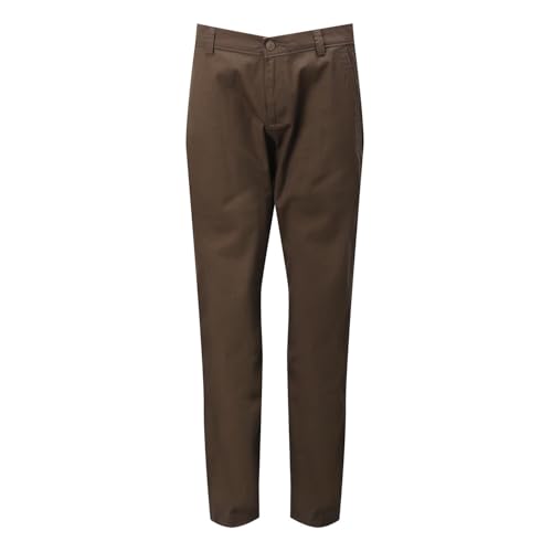 Image of BASICS Premium Cotton Stretch Formal Trousers for Men | Office Pants