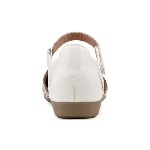 Earth Bronnie Women’s Sandal, Cream, 10 M3