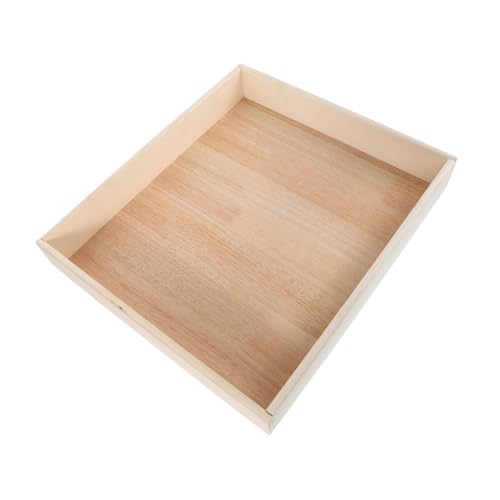 KICHOUSE Sandbox Boys and Girls Box Storage Square Play Tray Safe for Toddlers Enhance Creativity Portable Toy Box