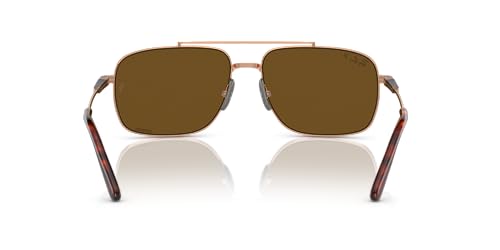 Image of Ray-Ban RB8096 Michael Titanium Rectangular Sunglasses