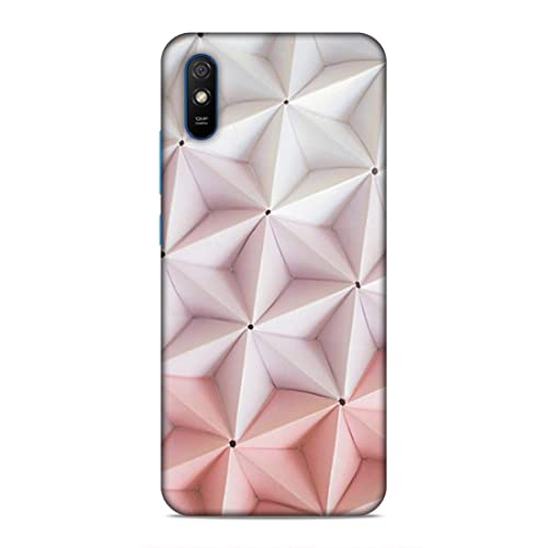 Image of Printed Mobile Back Hard Case Cover for Xiaomi Redmi 9A / Xiaomi Redmi 9i | Pink Stars, Multi Stars Black dot -2180