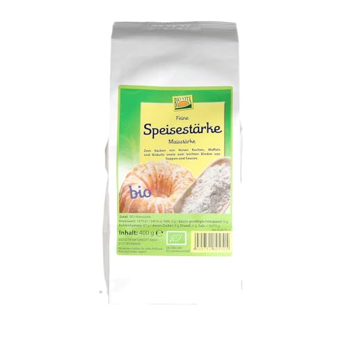 Biovita – Bio Maisstärke Pulver – Speisestärke zum Binden von Soßen & Desserts | glutenfrei, vegan | 400 g