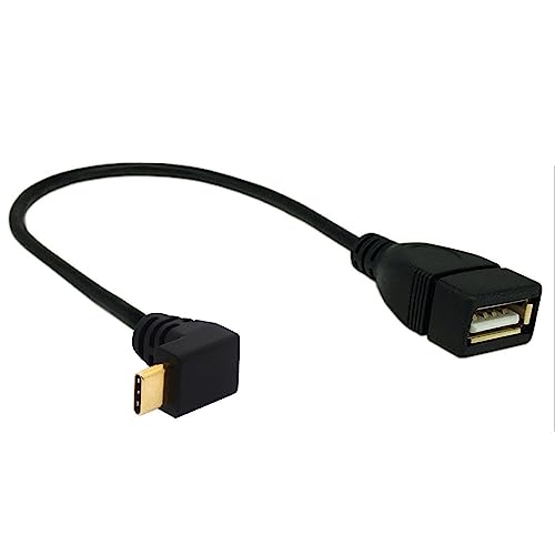 Adaptador USB C a USB para evitar roturas de puerto con cable OTG de 90 grados tipo C 2