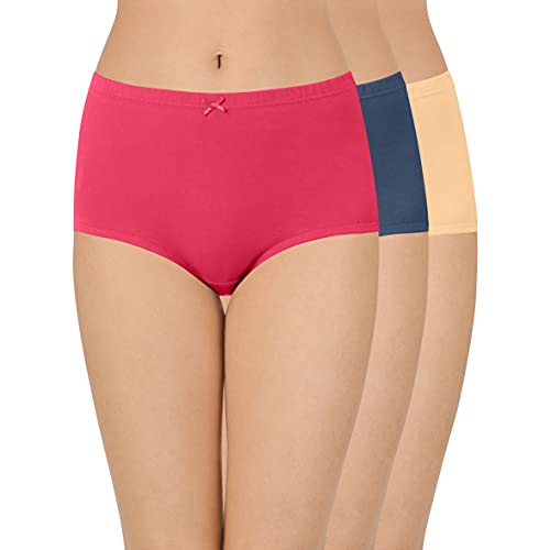 Image of Amante Solid High Rise Full Coverage Full Brief Panties (Pack of 3)