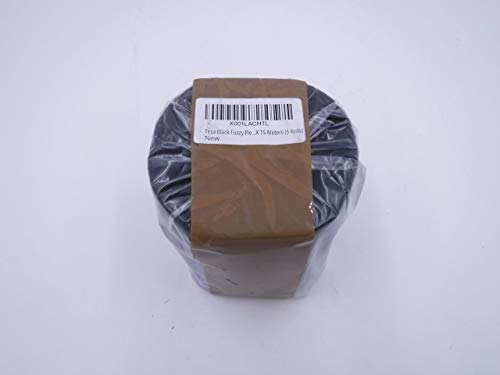 5 Rolls Tesa Black Fuzzy Fleece Interior Wire Loom Harness Tape, Compatible with VW Audi BMW