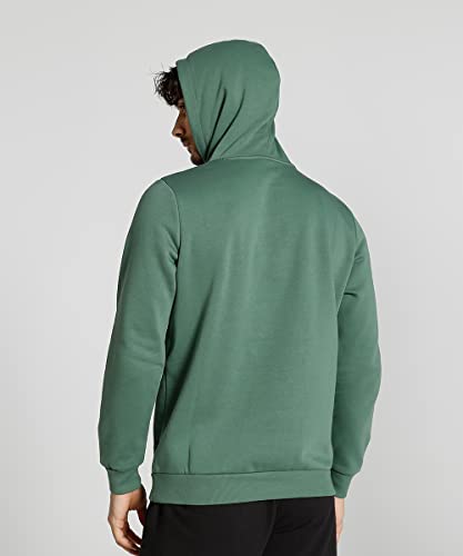 Image of Puma Cotton Men Ess Big Logo Hooded Neck Hoodie Fl (S) Mineral