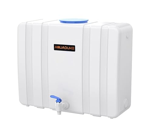 Image of AC Reject and Waste Water Collecting Translucent Tank 15 Liters | Wall mountable and Food Grade HDPE Plastic Tank | Easy to Connect with All Air Conditioners
