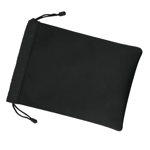 Borsa leggera per cuffie in twill 600D nera con tasca nascosta e apertura a coulisse per la borsa invisibile per cuffie da ufficio