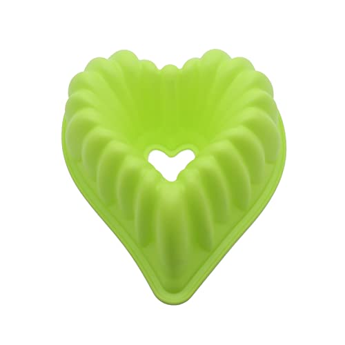 Silicone Cake Pan For Baking Heart Shaped Cake Molds Baking Pan Non-Stick Quick Release For Cheesecake Chocolate Cake Silicone Cake Pan For Baking Cake Molds Pan For Baking Shapes Silicone Silicone