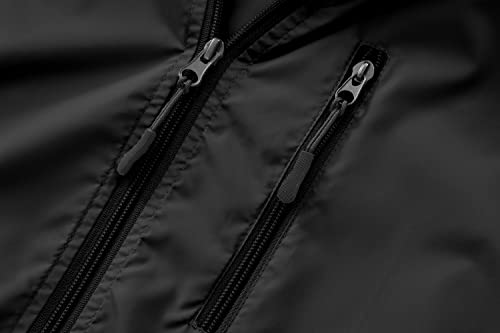 Image of Women's Lightweight Waterproof Jacket Packable Windbreaker Running Coat