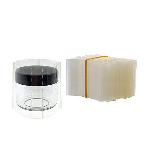 Zqalove Reusable Bottle Travel Lotion Bottle Lip Balm Containers Plastic Cosmetic Container Easy Use, Make Product More Professional 2000Pcs Shrink Wrap Tube For 2G 3G 5G #TOP3