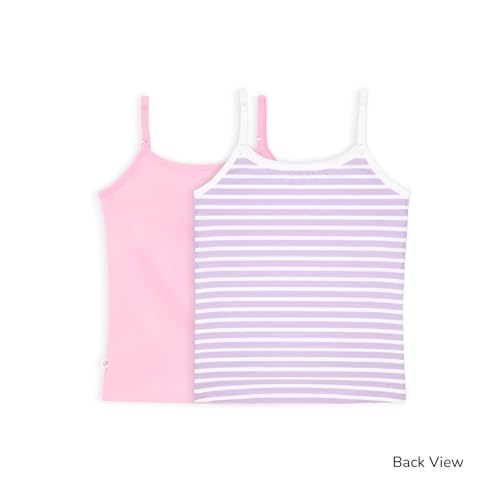 Image of YouGotPlanB Cotton Padded Camisole | Pack of 2 | Ages 8-16 Years | Built-in Light Padding | Full Coverage | Ideal for School