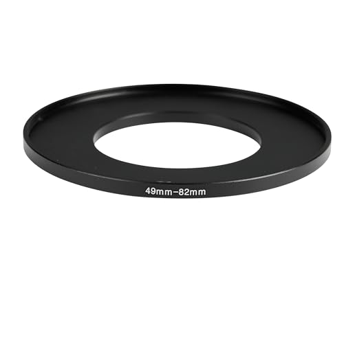 Image of 49-82mm Step-Up Ring Adapter, 49mm to 82mm Step Up Filter Ring for 49mm Lens Install 82mm ND CPL UV Camera Lens Filter(49mm-82mm)