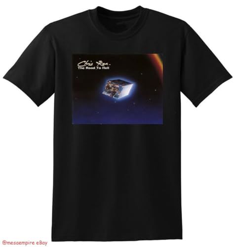 Photo de SHOUZUREN Chris REA T Shirt The Road to Hell Vinyl CD Cover Black L