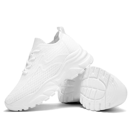Image of Womens Ladies Walking Shoes Fashion Running Sneakers Casual Comfor Lightweight Breathable Soft Sole Gym Tennis Work