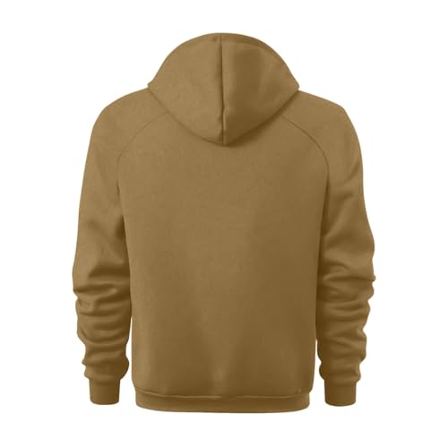 Hoodies for Men Midwight Fleece 1/4 Zip Up Hoodie Pullover with Hood Casual Basic Plain Pullover Sweatshirt4