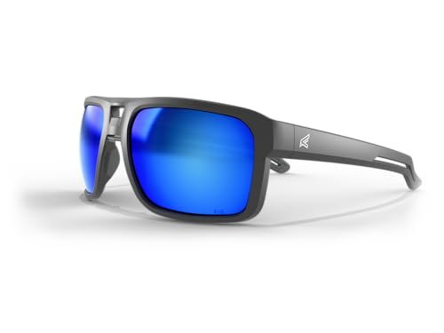 Image of EDGE Highline ANSI Z87 Safety Sunglasses for Men, Polarized for Fishing, Mirrored Tinted Lenses Eyewear, 99% UV Protection