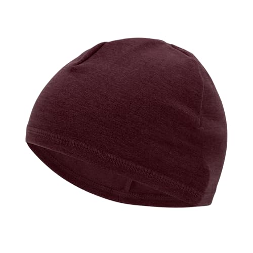 HEROFFIX Gorra De Ciclismo Mantiene El Calor Forro De Casco Tela Desmooth Granate 25.5x18cm 1 Pc