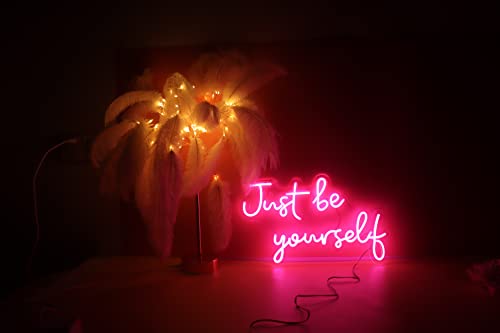 Image of LED Neon Sign Night Light for Wall Party Decor Bedroom Room Bar Wedding Home Birthday Art Decoration Christmas with USB Chain Light modulator 5v (lets party blue)