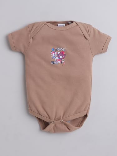 Image of EIO Newborn Baby Cotton Romper Sleepsuit | Half Sleeve Jumpsuit Bodysuit for Boys & Girls | Soft Breathable Baby Clothes Combo Pack