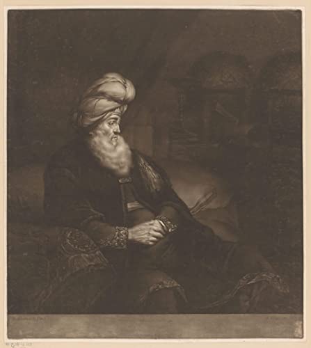 Poster sur toile Rabbijn William Pether 50x70cm tableau mural salon