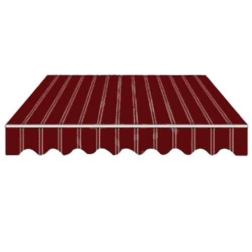 Housse de rechange pour abri de terrasse marron 390x300 cm