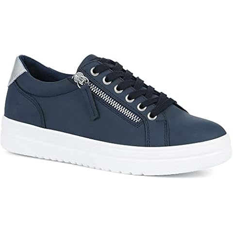Pavers Navy Supportive Lace-Up Fashion Trainers Cover
