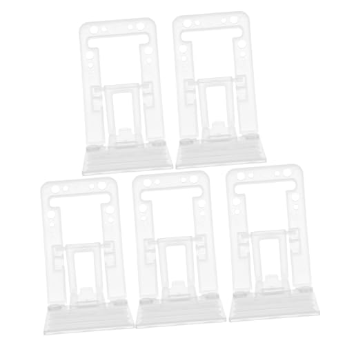 SOLUSTRE 5Pcs Shape Support Stand for Organized Shelves Easy Installation Display Brackets for Merchandise Retail Use Versatile Cupcake Miniatures Display Stands