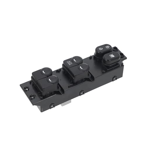 Interrupteur de vitre avant gauche ergonomique pour Hyundai HB20 noir