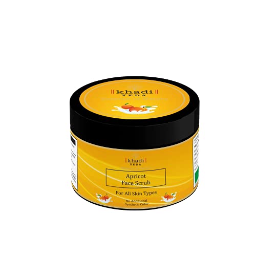 Image of Khadi Veda Apricot Face Scrub For All Skin Types 50 Gm