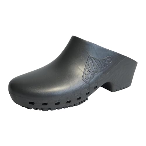 Image of CALZURO Classic Work Clogs Without Holes - Unisex Nursing Clogs - Non Slip Shoes - Autoclavable Rubber Kitchen Shoes for Women and Men -