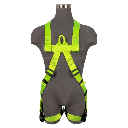 Safewaze SW77125-UTQC-S/M Arc Flash Full Body Harness: DE 1D, Soft Sternal Loop, DE MB
