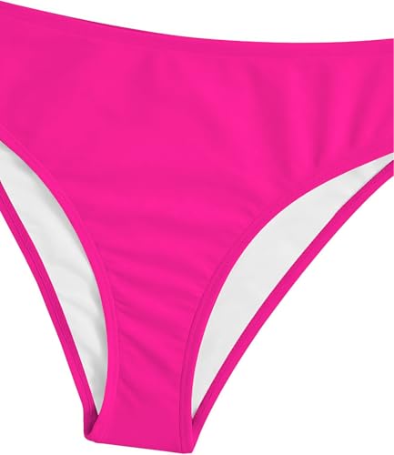Image of QJQ Girl's 2 Piece Swimsuits Disty Floral Ring Linked Bathing Suit Cute Bikini Sets
