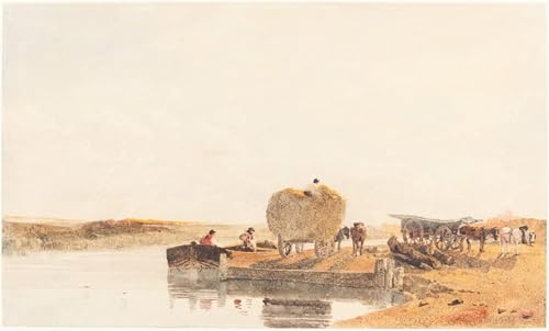 Tableau Toile Soirée sur la Foss Dyke pour créer une ambiance salon chaleureuse