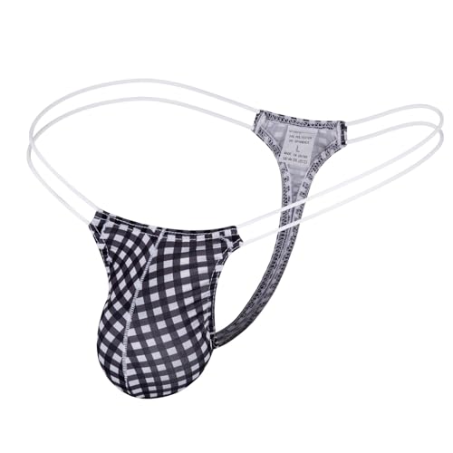 Mens Thong Sexy Underwear men breathable cool Low-rise G-string T-back