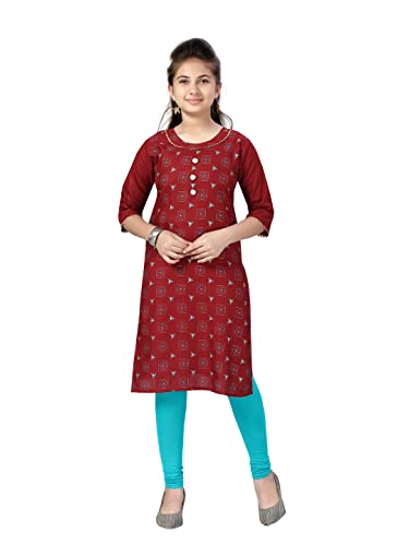 Image of MUHURATAM Girls Tunic Shirt