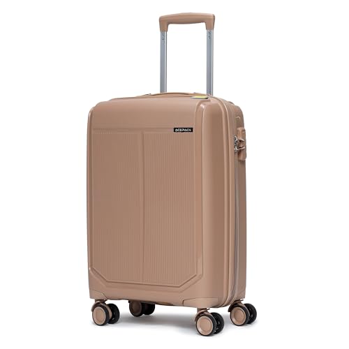 Image of ACEPACK by Verage Megatron Hard Side Polypropylene Luggage Small Cabin 41L | Lightweight Unbreakable Suitcase Set with 360 Silent Spinner Wheels, Number Lock & Telescopic Handle